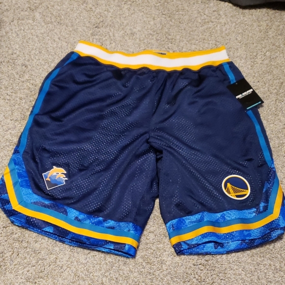 Pink Dolphin Golden State Warriors Mesh Shorts